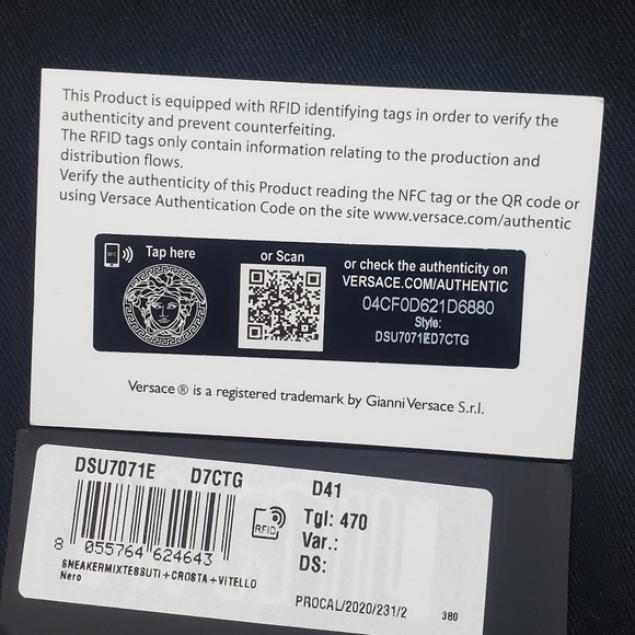 VERSACE CHAIN REACTION SNEAKERS - Picture 4 of 12